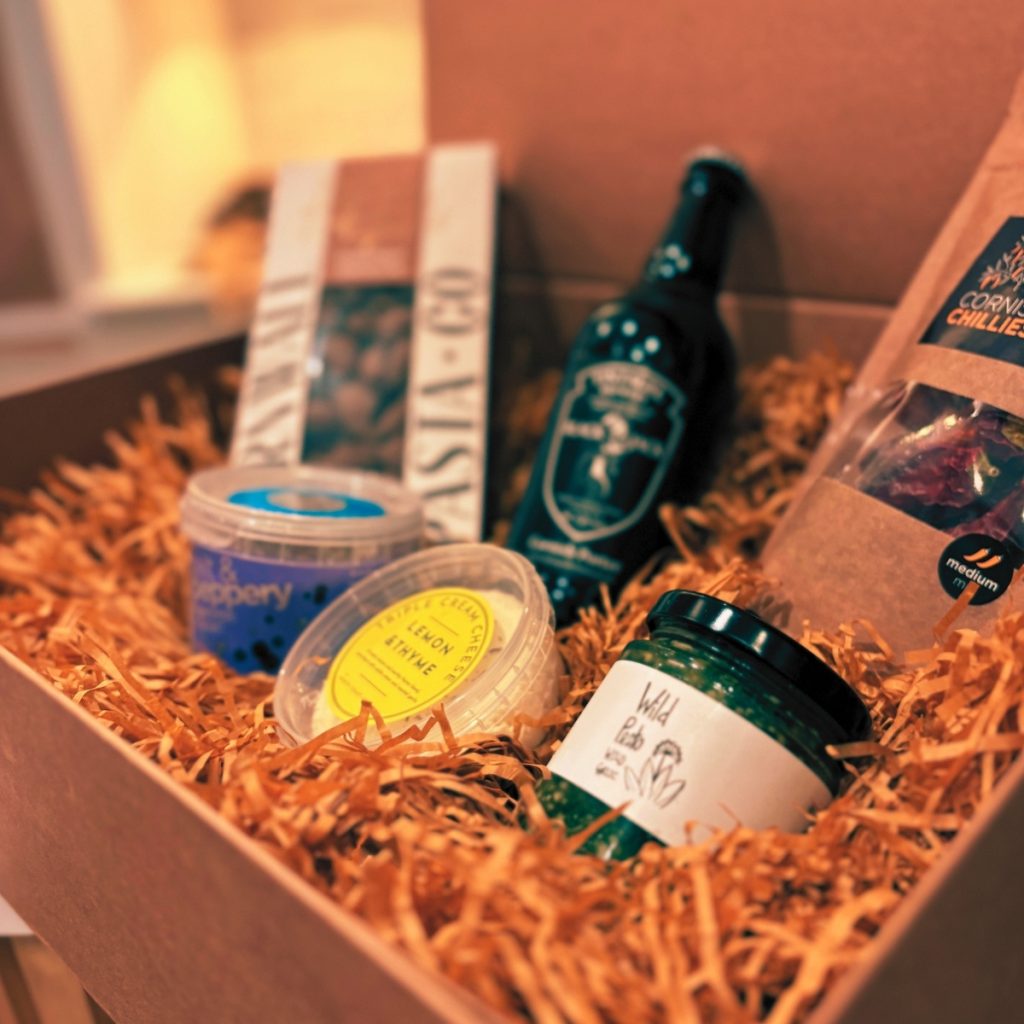Campaign content for Cornish Pantry St Ives featuring styled product photography and social media content creation by Bimbling Books and Beer
